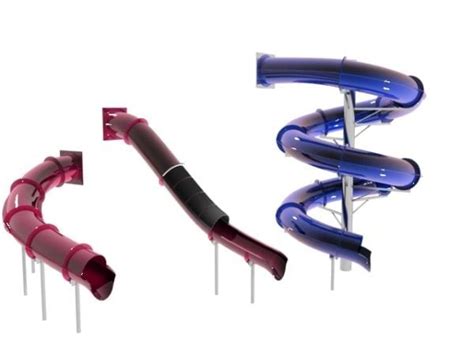 Playground Plastic Tube Slides Free 3d Model Max Vray Open3dmodel