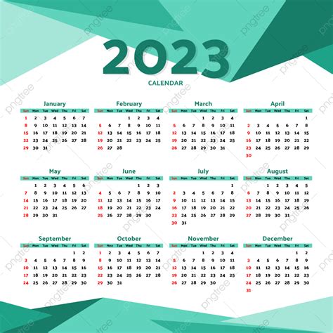 Editable 2023 Yearly Calendar Landscape Free Printable Templates Aria
