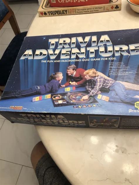 Pressman Vintage 1983 Retro Trivia Adventure Board Game 2599 Picclick