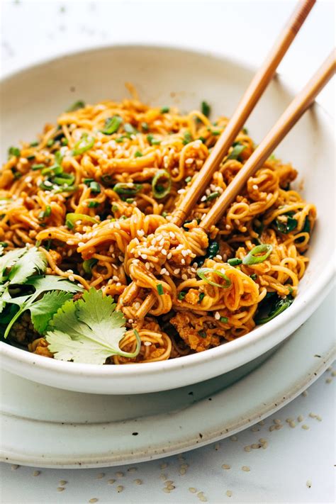 Saucy Gochujang Noodles with Chicken Recipe - Pinch of Yum