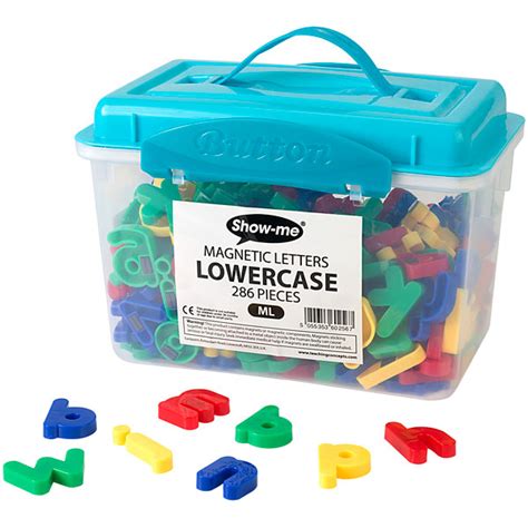 Show Me Magnetic Letters Lower Case Tub Of 286 Rapid Online
