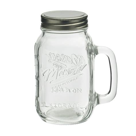 Mason Craft And More 24 Ounce Jars With Handles 8 Pack