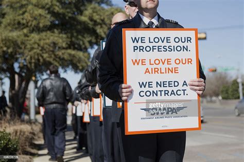 Southwest Airlines Co Pilots Walk On The Picket Line At Love Field News Photo Getty Images