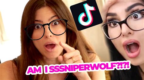 Reacting To Sssniperwolf Reacting Youtube