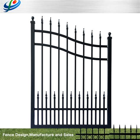 Galvanized Steel Fence Gate Wrought Iron Fence Aluminum Fence Gate