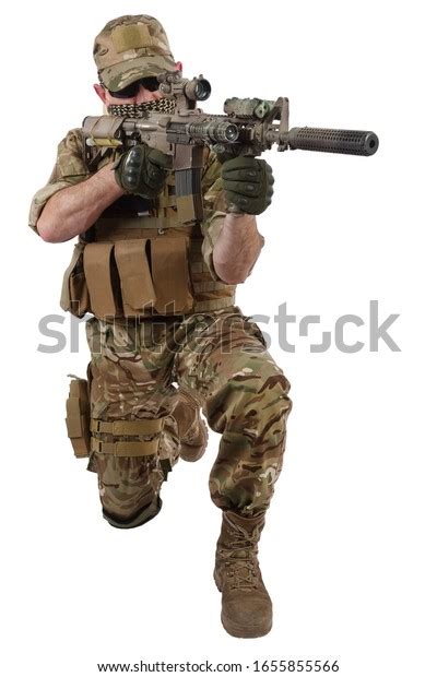 Special Force Operator Carbine M4 Isolated Stock Photo Edit Now