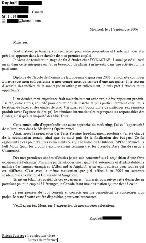 Lettre De Motivation Espagnol Modèle gratuit de lettre