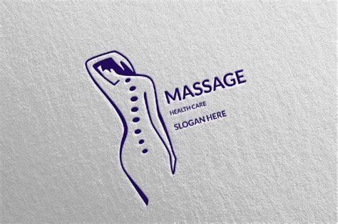 Massage Logo Design 8 By Denayunethj Thehungryjpeg