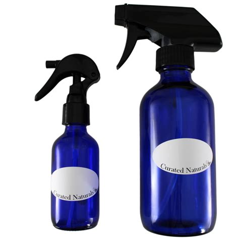 High Quality Essential Oil Blue Glass Spray Bottles Two Pack 2 Ounce