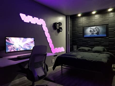 30 Stunning Gaming Bedroom Ideas In 2021 Displate Blog Gamer Bedroom