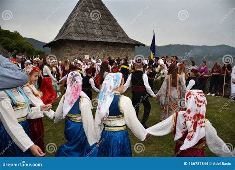 Traditional Bosnian Folk Dance Editorial Stock Image Image Of History