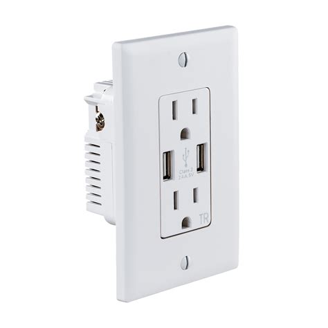 Dual Usb Power Charging Outlet In Wall Usb Outlet