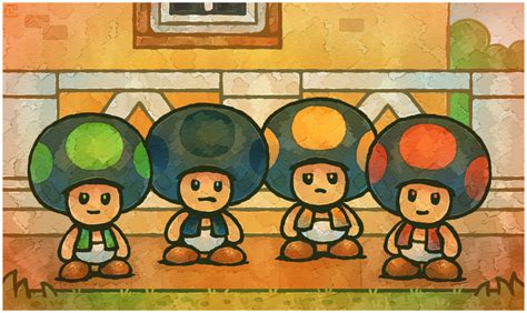 Paper Mario 64 Suspicious Toads By Cavea On Deviantart