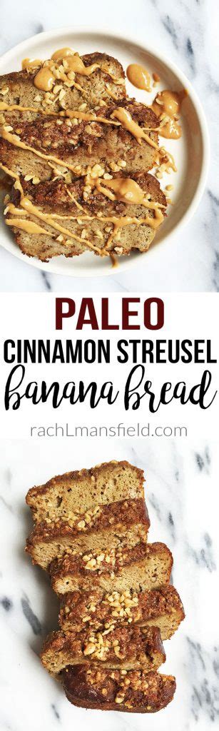 I loved that it made so much streusel for i refrigerated the remaining and will be using it on future muffins & breads.will save a lot of time when i make any other breakfast bread/muffin recipe & it stays fresh in the frig for a very long time! Paleo Cinnamon Streusel Banana Bread - rachLmansfield