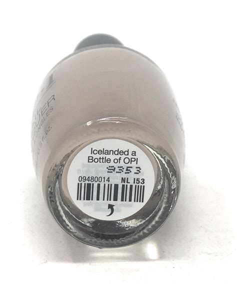 Nli53 Opi Nail Lacquer Icelanded A Bottle Of Opi 5oz New