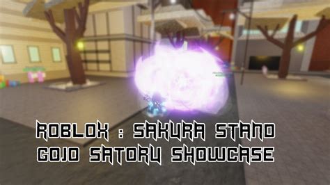 Roblox Sakura Stand Gojo Satoru Showcase Youtube