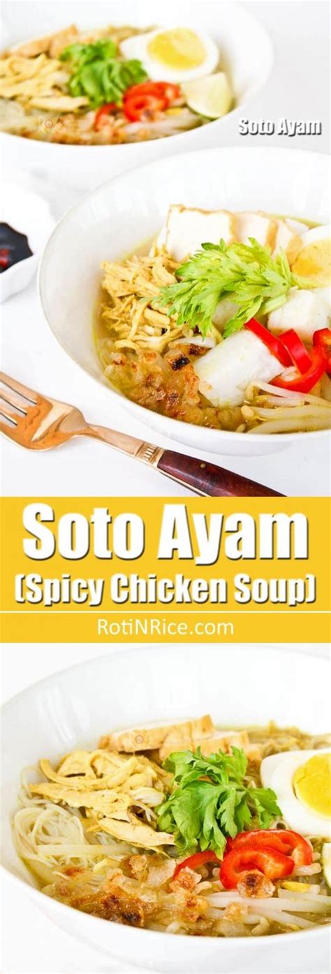 Soto (also known as sroto, tauto, saoto, or coto). Soto Ayam | Recipe | Asian recipes, Food recipes, Healthy recipes
