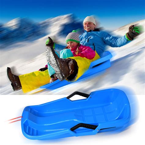 Winter Toboggan For Child Kids Skiing Board Snow Sled Boat Sledge
