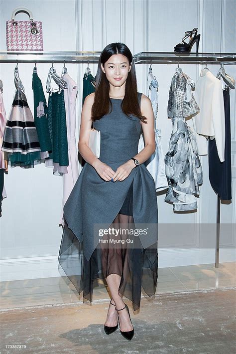 South Korean Actress Gianna Jun Attends During The Christian Dior