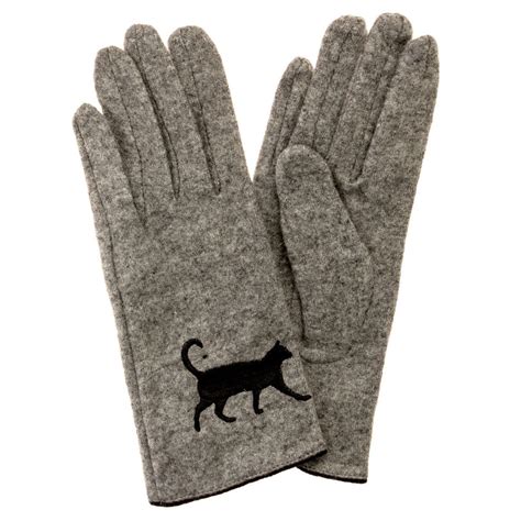 wool cat gloves cat themed clothes wool gloves wool cat