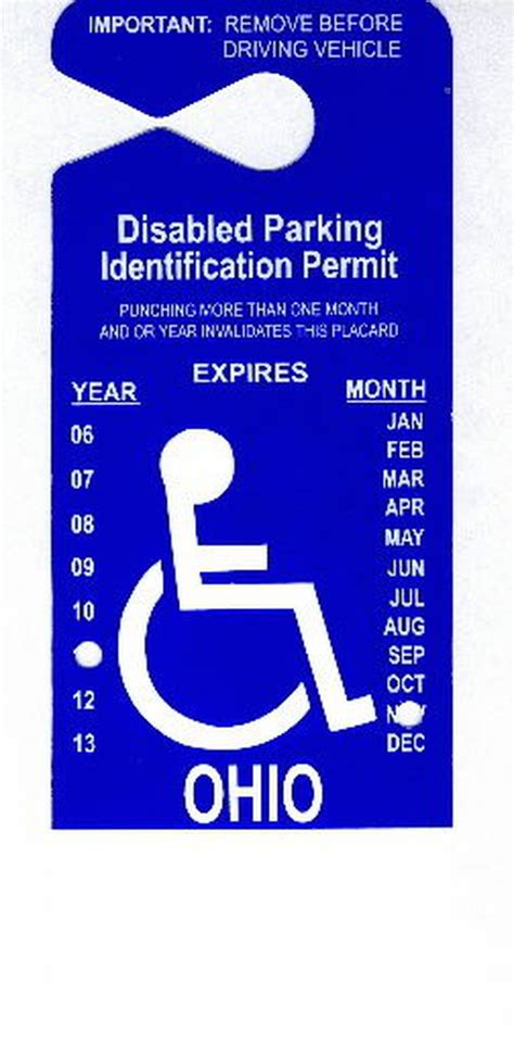 Fake Printable Handicap Placard