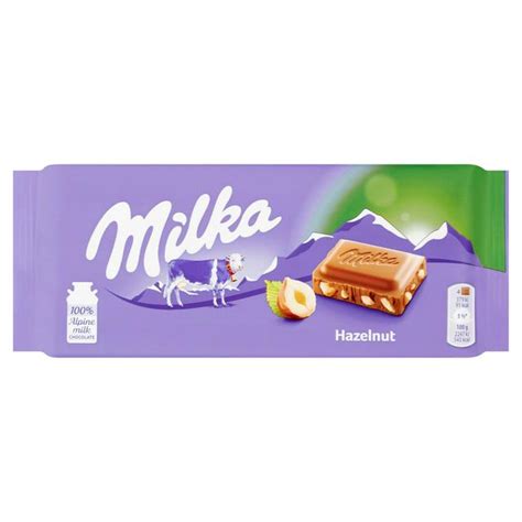 Milka Chocolate Hazelnut Bar 100g 1 2 Compare Prices