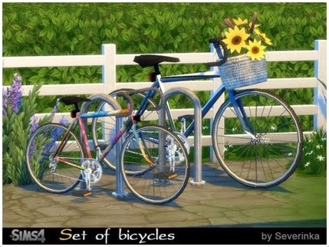 Sims By Severinka Set Of Bicycles Sims 4 Downloads Sims 4 Sims