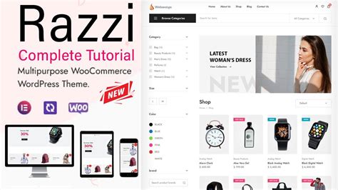 Razzi Multipurpose Woocommerce Wordpress Theme Razzi Theme Tutorial