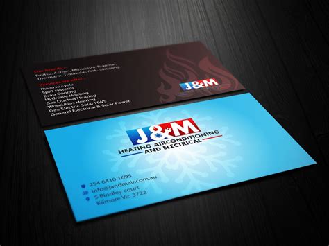 Get your business name out there with custom, personalized business cards you'll be proud to hand out. Pin on Heating & Electrical