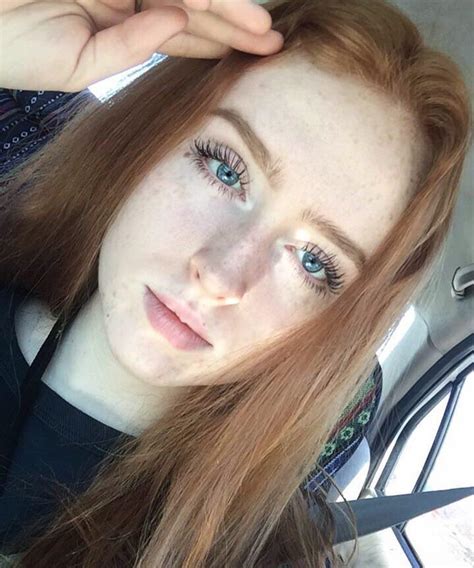 Pale Redhead With Blue Eyes Rdemeyesdoe