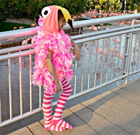 Easy Diy Flamingo Costume Brie Brie Blooms