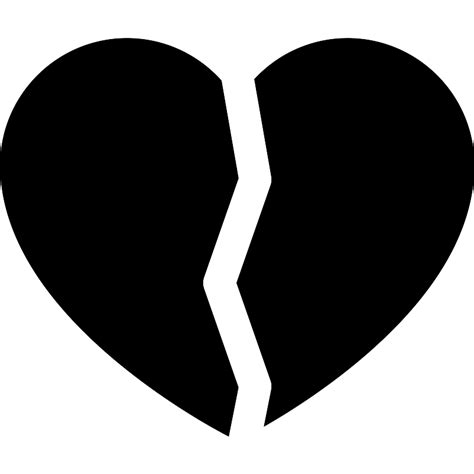 Broken Heart Vector Svg Icon Svg Repo