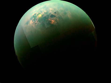 Nasas Cassini Spacecraft Examines Methane Sea On Saturns Moon Titan