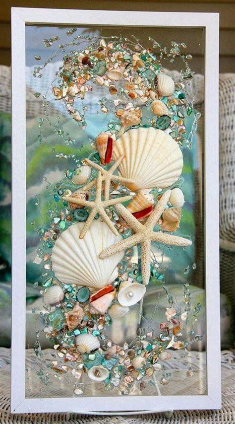Pin By Michelle B On Resin Seashell Wall Art Sea Glass Crafts Sea