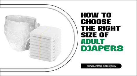 How To Choose The Right Size Of Adult Diapers Explained
