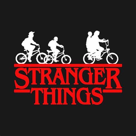 Stranger Things Logo With Silhouette Stranger Things Kids T Shirt