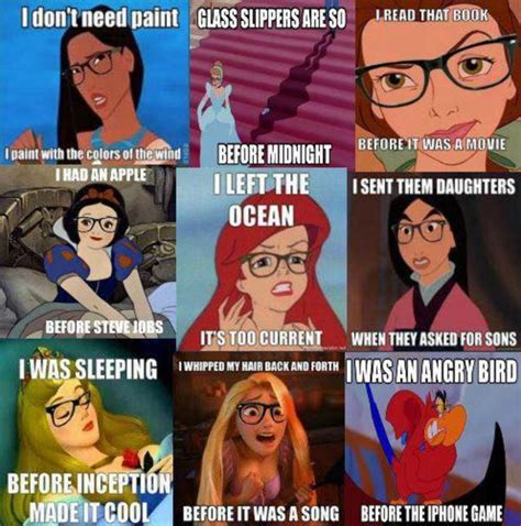 Hipster Disney Princesses And Iago Hipster Mermaid Hipster