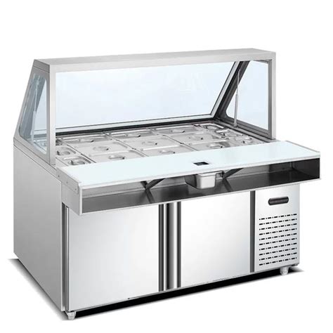 Ce R134a Refrigerant 400w Commercial Fridge Freezer Commercial Fridge