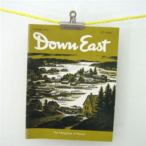 Vintage Down East Magazine The Magazine Of Maine By Owsvintage