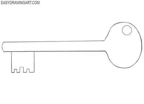 How To Draw A Key Easy Key Drawings Drawing For Beginners Very Easy