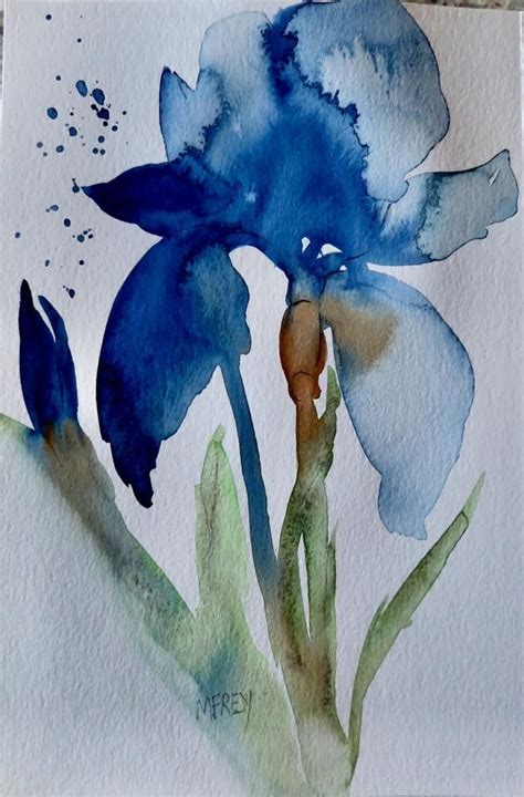 Painting And Drawing Iris Painting Flower Art Painting Watercolor