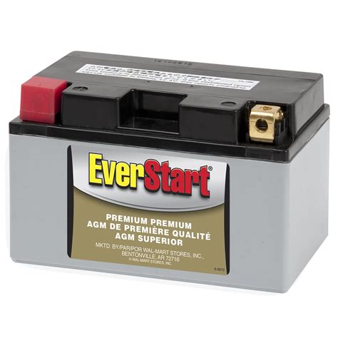Everstart Premium Agm Powersport Battery Group Size Es Tz10s 12 Volt