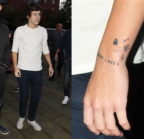Mar 03, 2021 · harry styles on his left bicep beside the pirate ship are several tattoos, including a black heart (no clue), three nails (no clue), a coat hanger (still no clue), a black star, a green bay packers. Harry Styles' Padlock, Key, Shamrock, Aquarius, and 99p ...