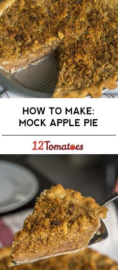 Depression Era Mock Apple Pie 12 Tomatoes