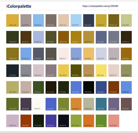 Color Palette Ideas from Mountainous Landforms Mountain Range Image | iColorpalette
