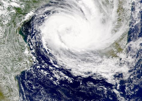 The cyclone struck mozambique before continuing on to zimbabwe and malawi, displacing hundreds of thousands of people. Cyclone Dera in the Mozambique Channel : Image of the Day