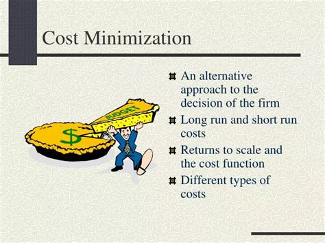 Ppt Cost Minimization Powerpoint Presentation Free Download Id625767