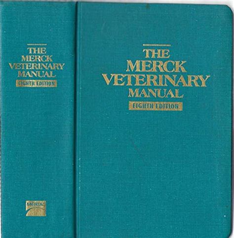 The Merck Veterinary Manual 8th Edition 9780911910292 Abebooks