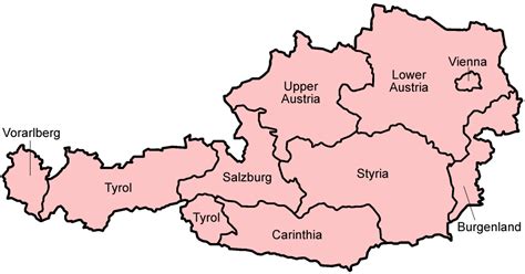 Österreich - Die 9 Bundesländer von Österreich ...