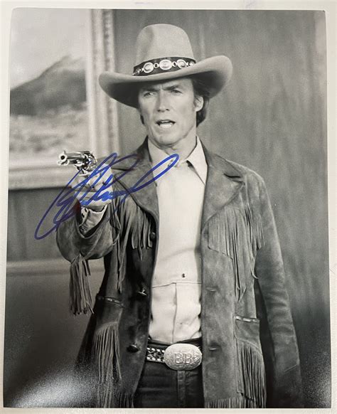 AACS Autographs Clint Eastwood Autographed Glossy X Photo